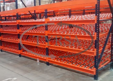 Racks selectivos y carton flow para almacenamiento